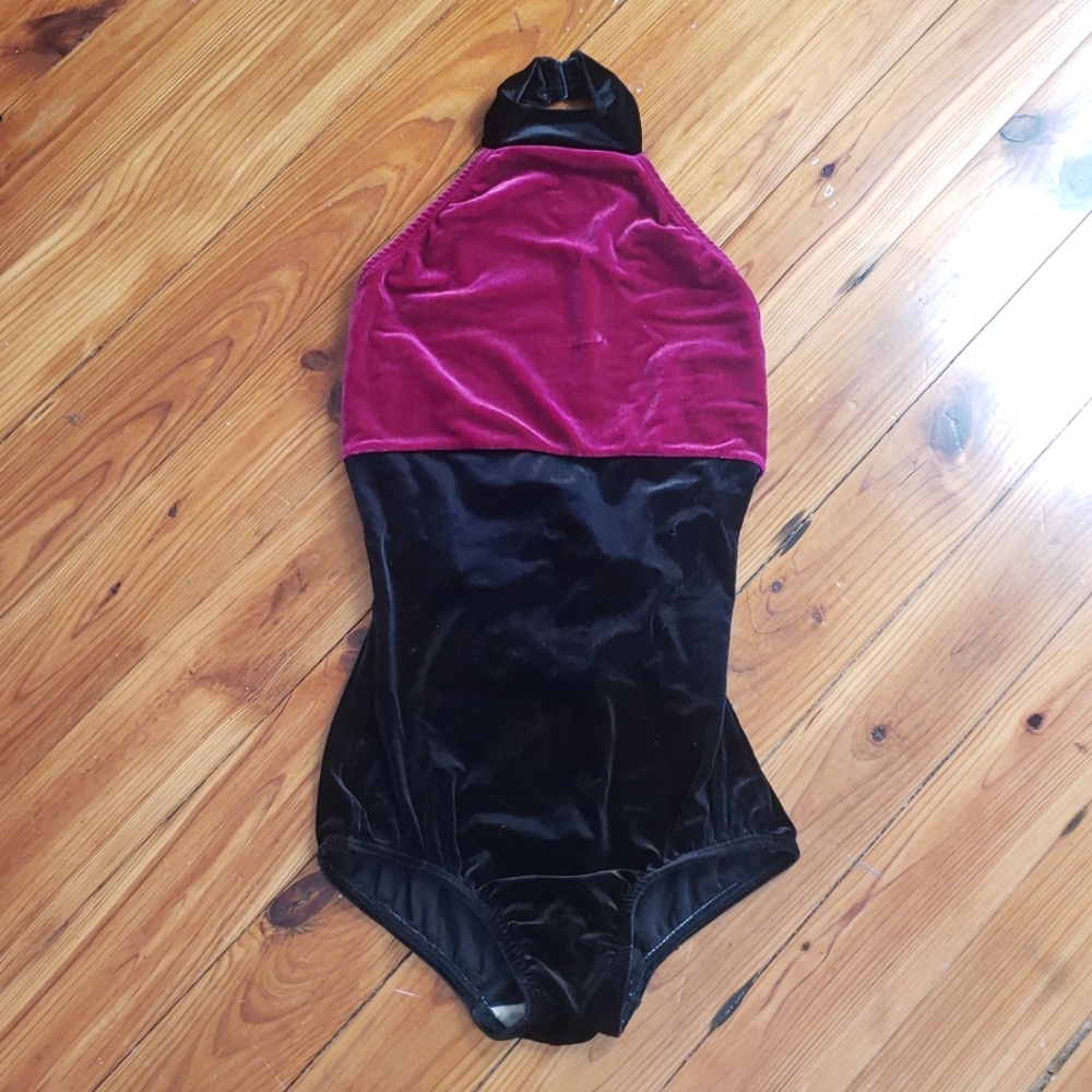 Velvet leotard